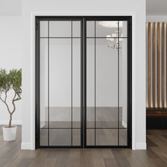 Plaid Double Door